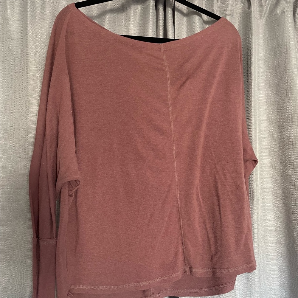 Pink off the shoulder blouse